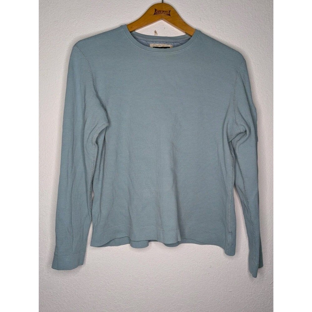 Eddie Bauer Women's Size XL Shirt Blouse With Pocket Blue Cotton (000)